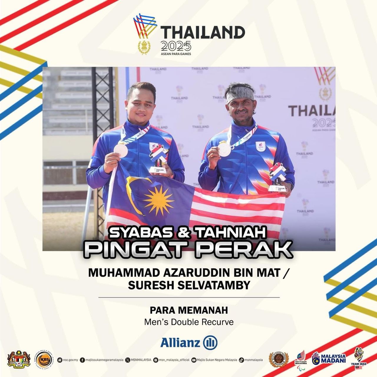 Anak Jati DUN Ajil Harumkan Nama Terengganu Di Asean Para Games 2025