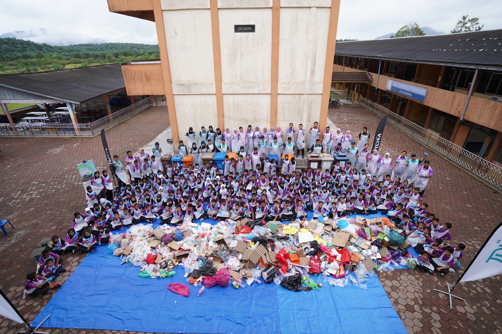 TDM Semai Kesedaran Hijau di Sekolah, 153kg Sisa Dikitar Semula