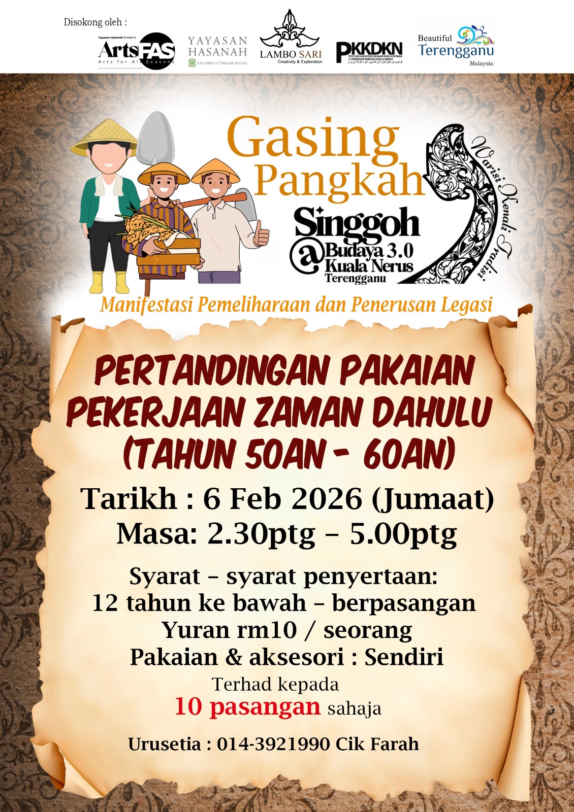 Pertandingan Pakaian Pekerjaan Zaman Dahulu