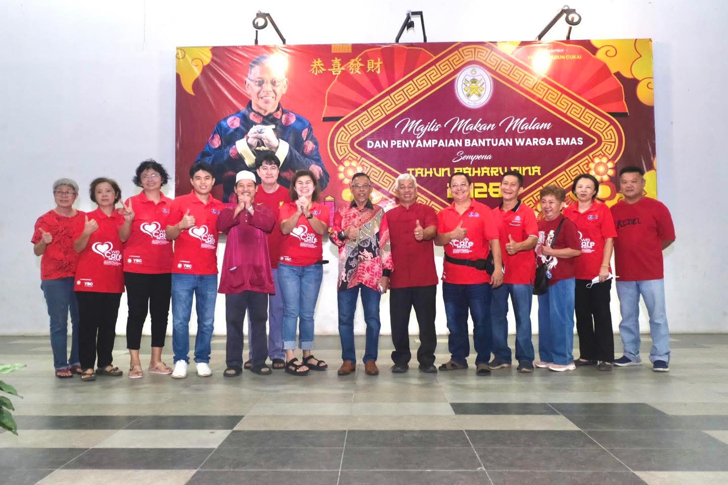 400 Warga Emas Tiong Hua Terima Sumbangan Sempena Tahun Baharu Cina di DUN Cukai