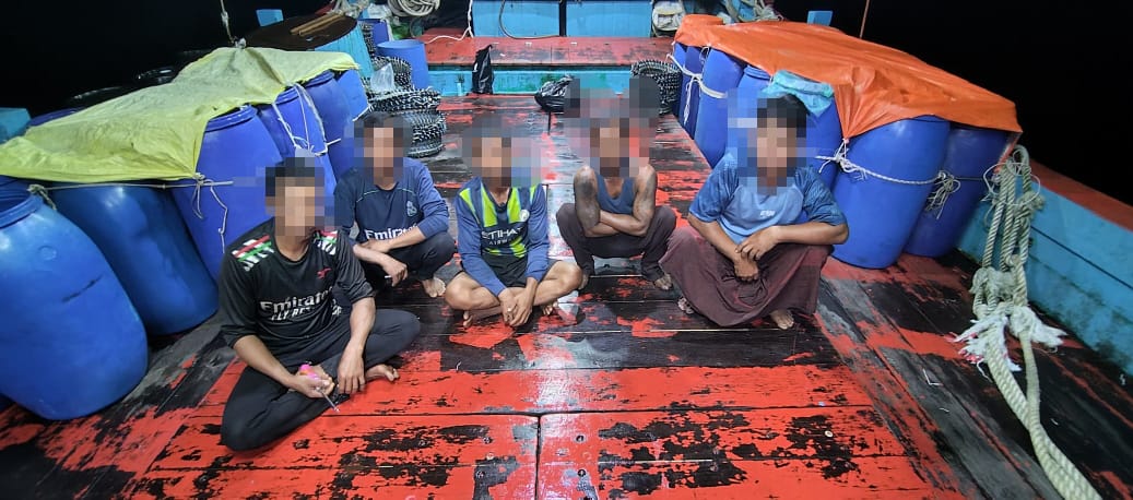 Maritim Tahan Lima Warga Asing Tiada PLKS