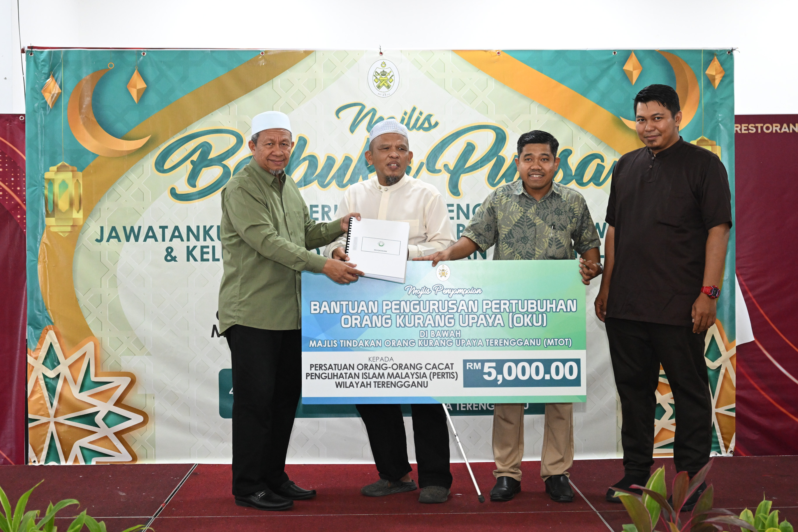 Kerajaan Negeri Salur RM35,000 Kepada Tujuh Persatuan OKU