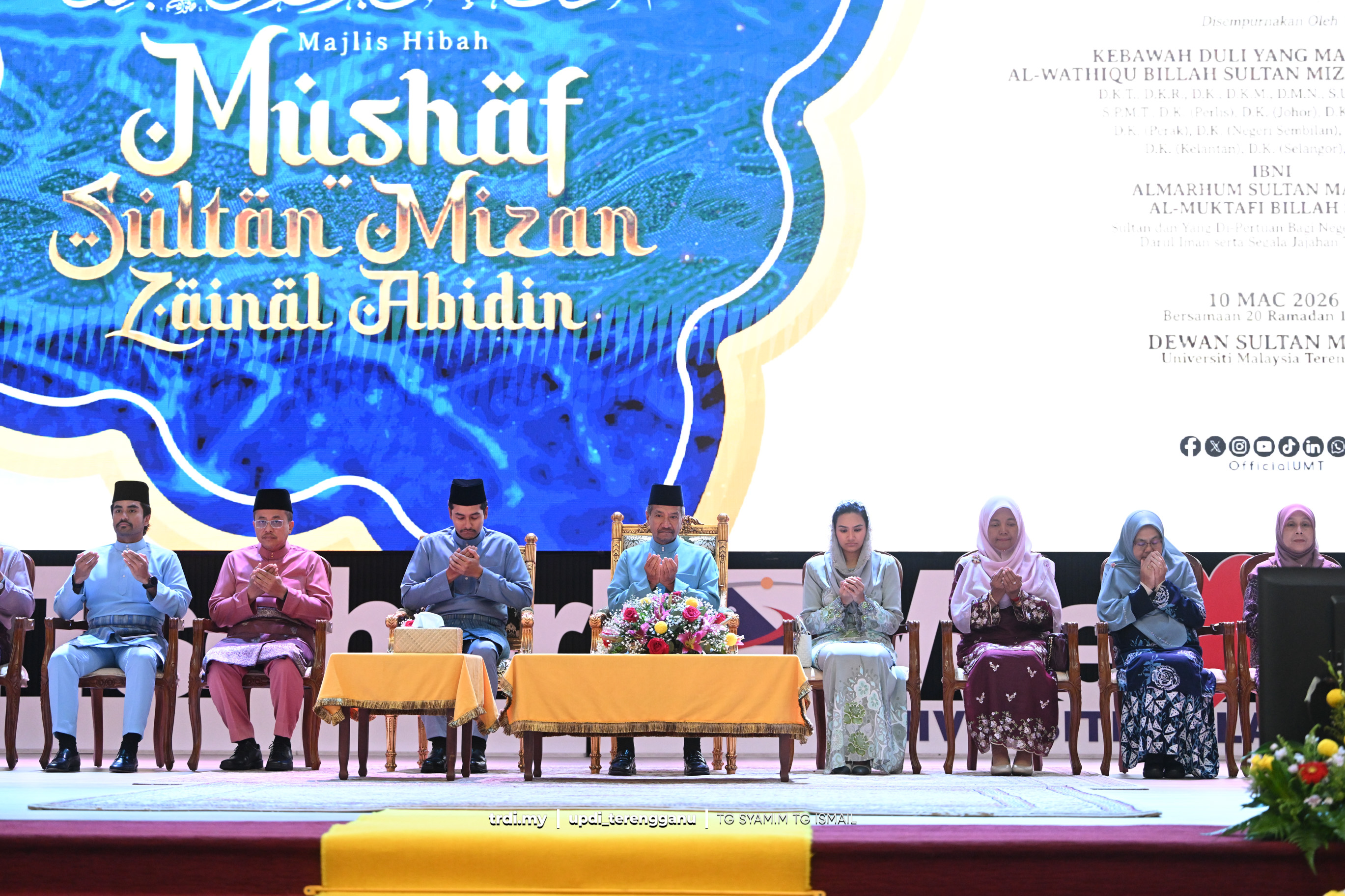 20 Universiti Awam Terima Hibah 5,000 Mushaf Sultan Mizan Zainal Abidin