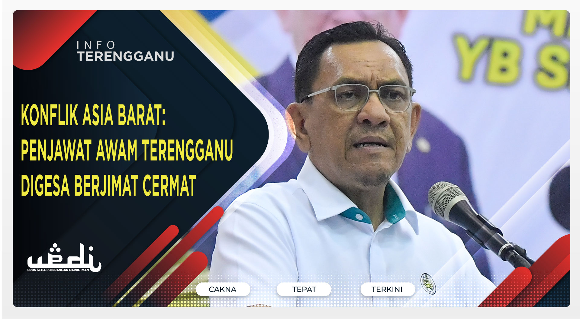 Konflik Asia Barat: Penjawat Awam Terengganu Digesa Berjimat Cermat