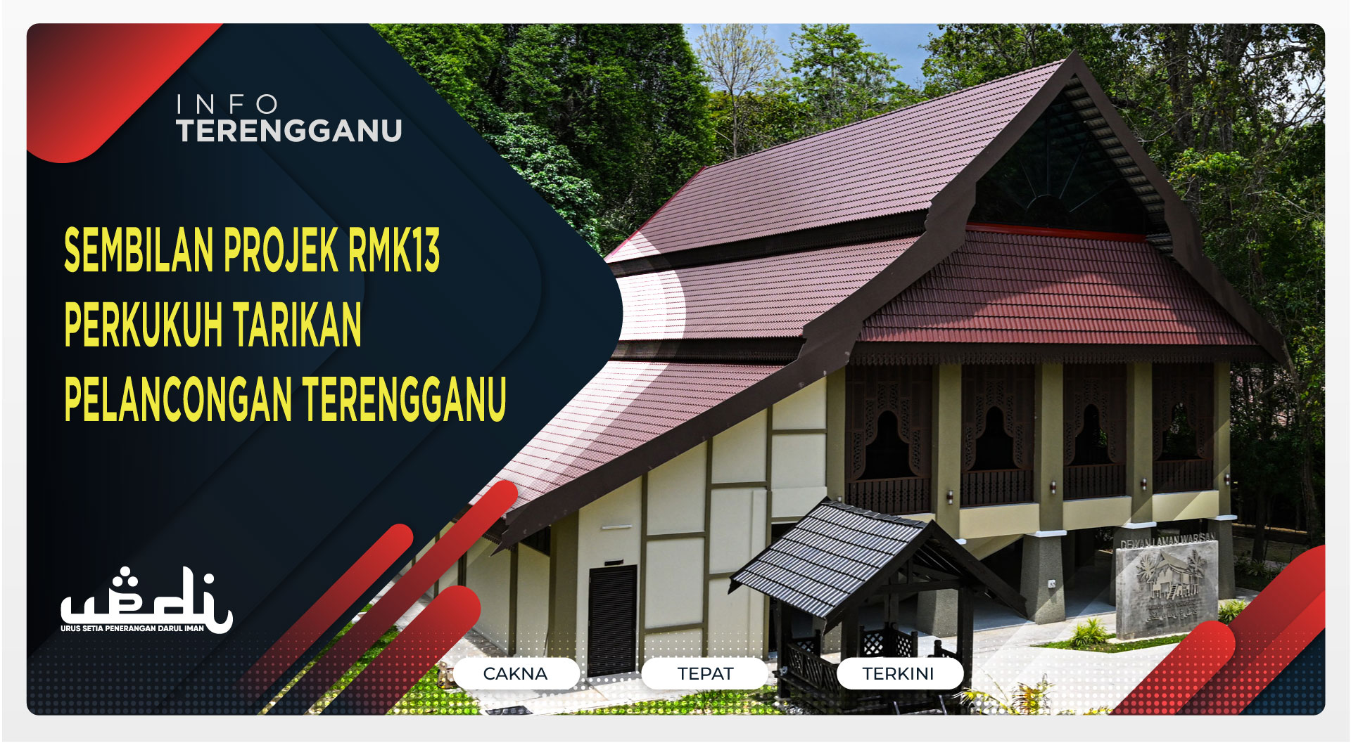 Sembilan Projek RMK13 Perkukuh Tarikan Pelancongan Terengganu