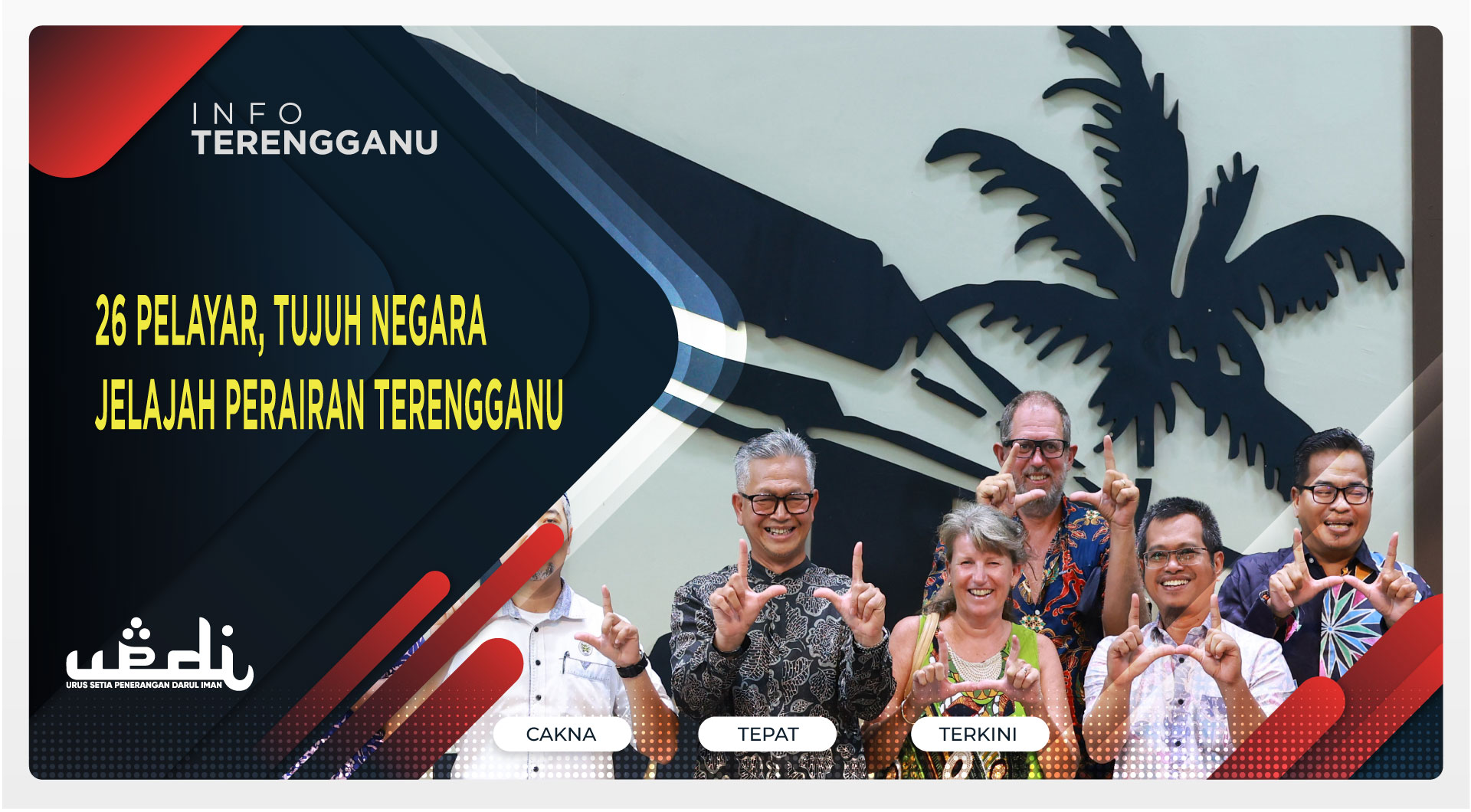 26 Pelayar, Tujuh Negara Jelajah Perairan Terengganu