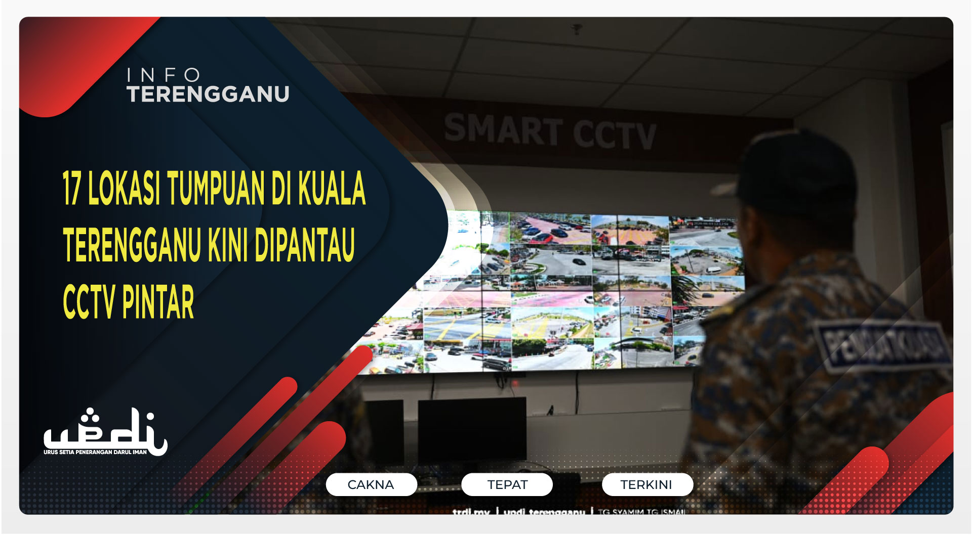 17 Lokasi Tumpuan di Kuala Terengganu Kini Dipantau CCTV Pintar