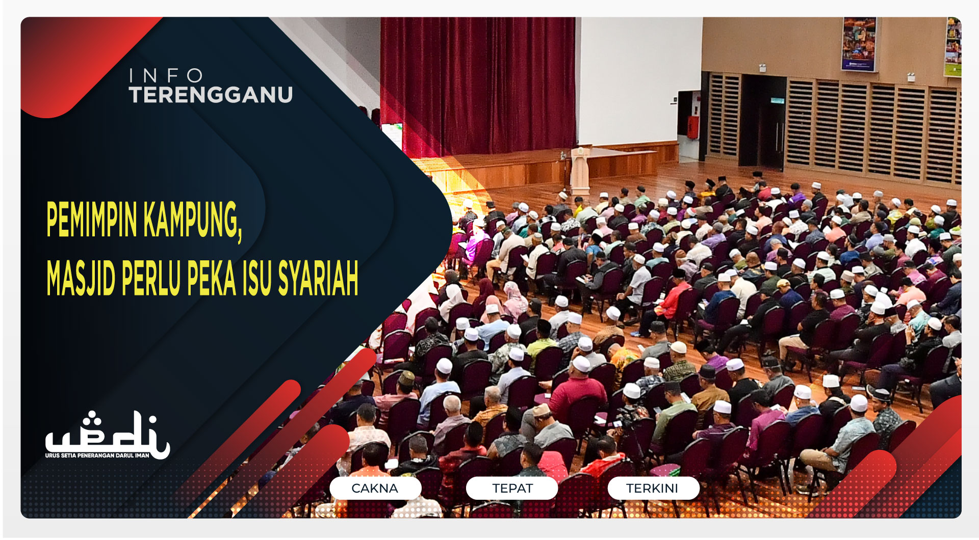 Pemimpin Kampung, Masjid Perlu Peka Isu Syariah