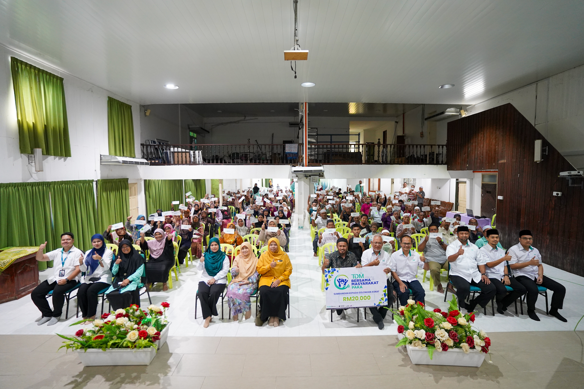 TDM Perkasa Kesejahteraan Komuniti Paka, 155 Keluarga Asnaf Terima Bantuan