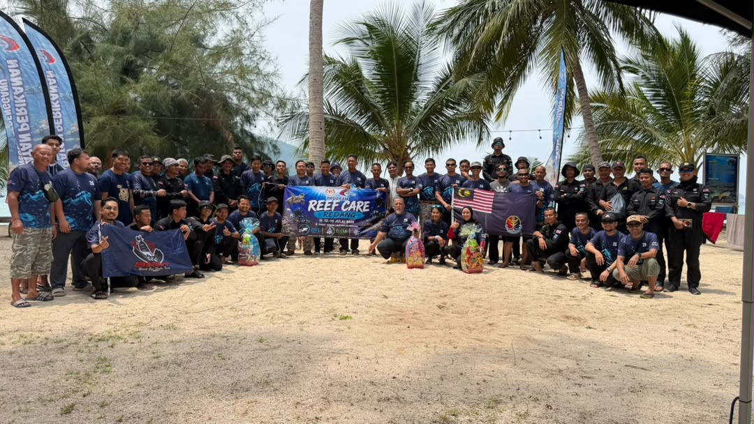 122 Tapak Sulaiman Mahkota Berduri Dihapuskan di Perairan Pulau Redang