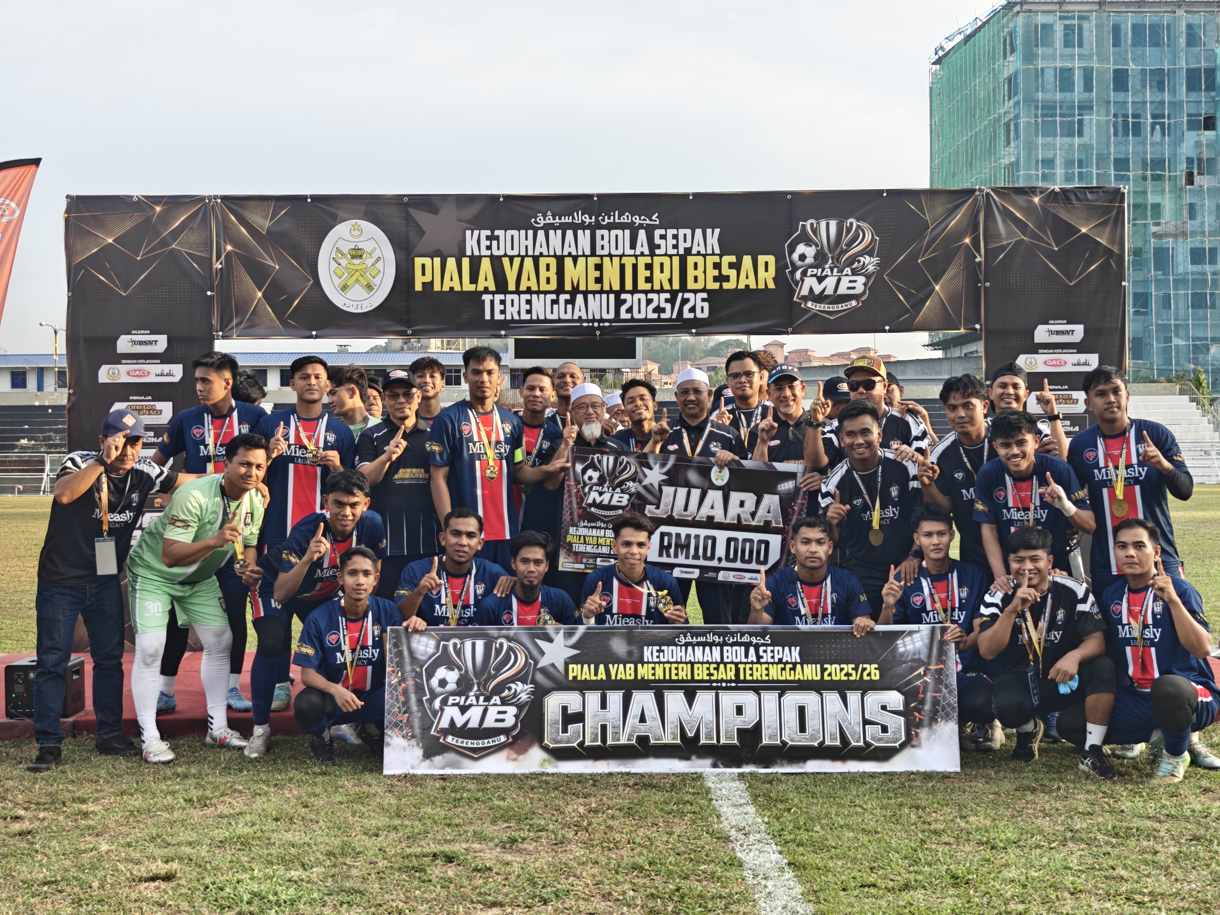5 Minit Akhir Detik Penentu, Kuala Nerus Tampil Juara Piala MB
