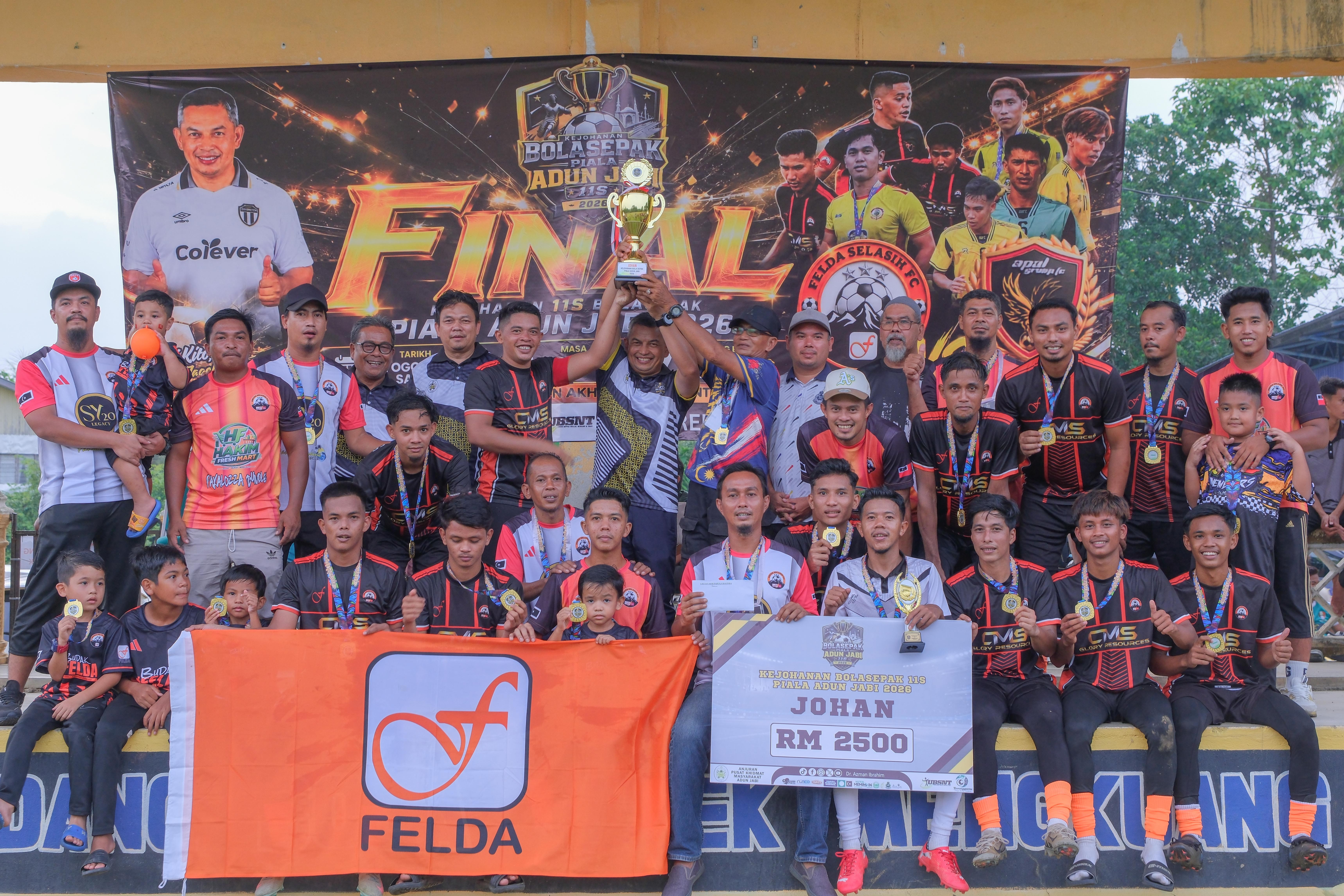 Felda Selasih FC Juara Piala ADUN Jabi 2026
