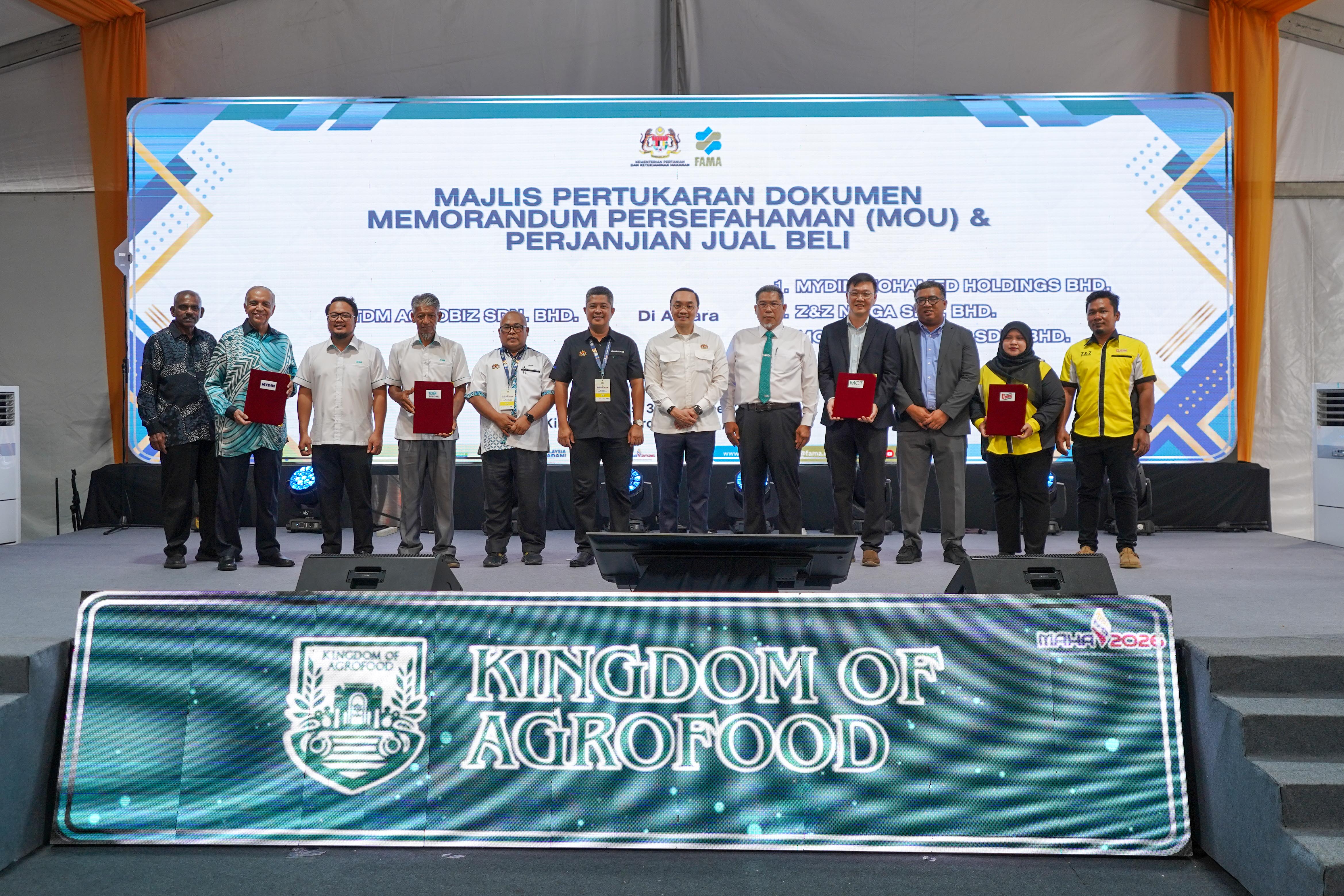 TDM Agrobiz Meterai Tiga Perjanjian Perkasa Sektor Agromakanan