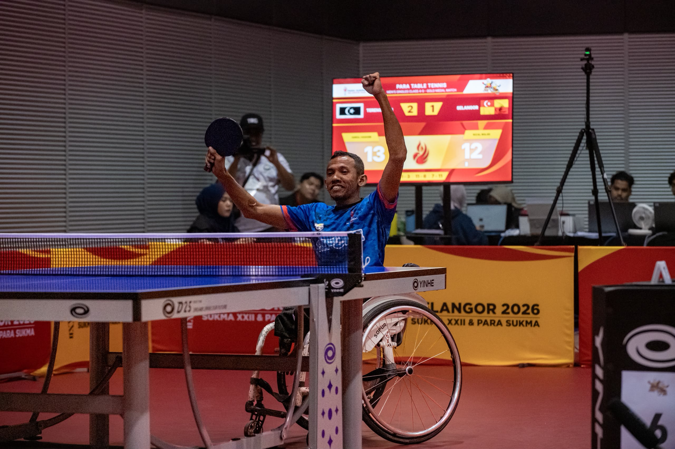  Para SUKMA 2026: Asrul Akhiri Penampilan Terakhir Dengan Pingat Emas