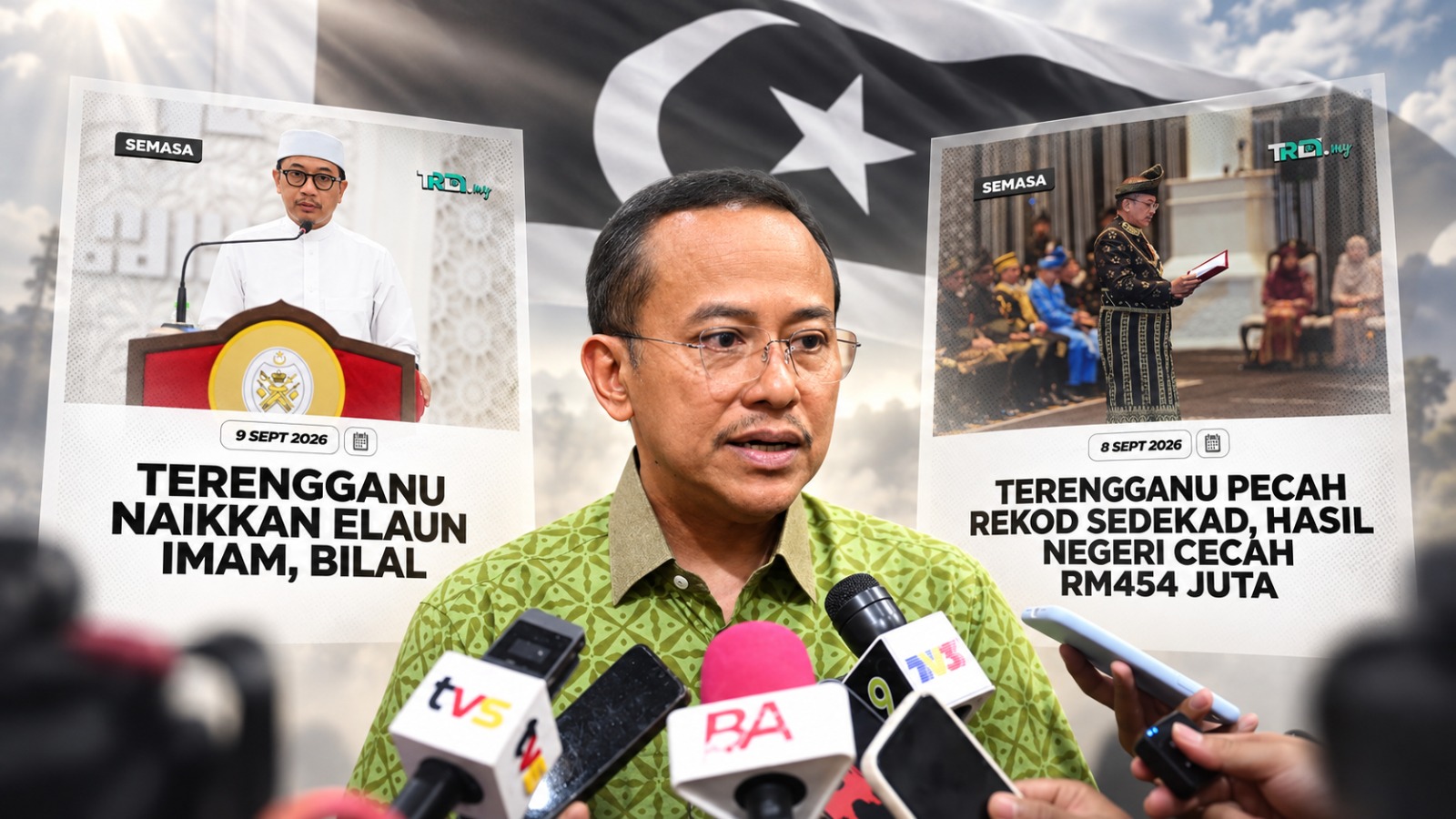 Hasil Terengganu Naik, Elaun Imam dan Bilal Pun Naik   
