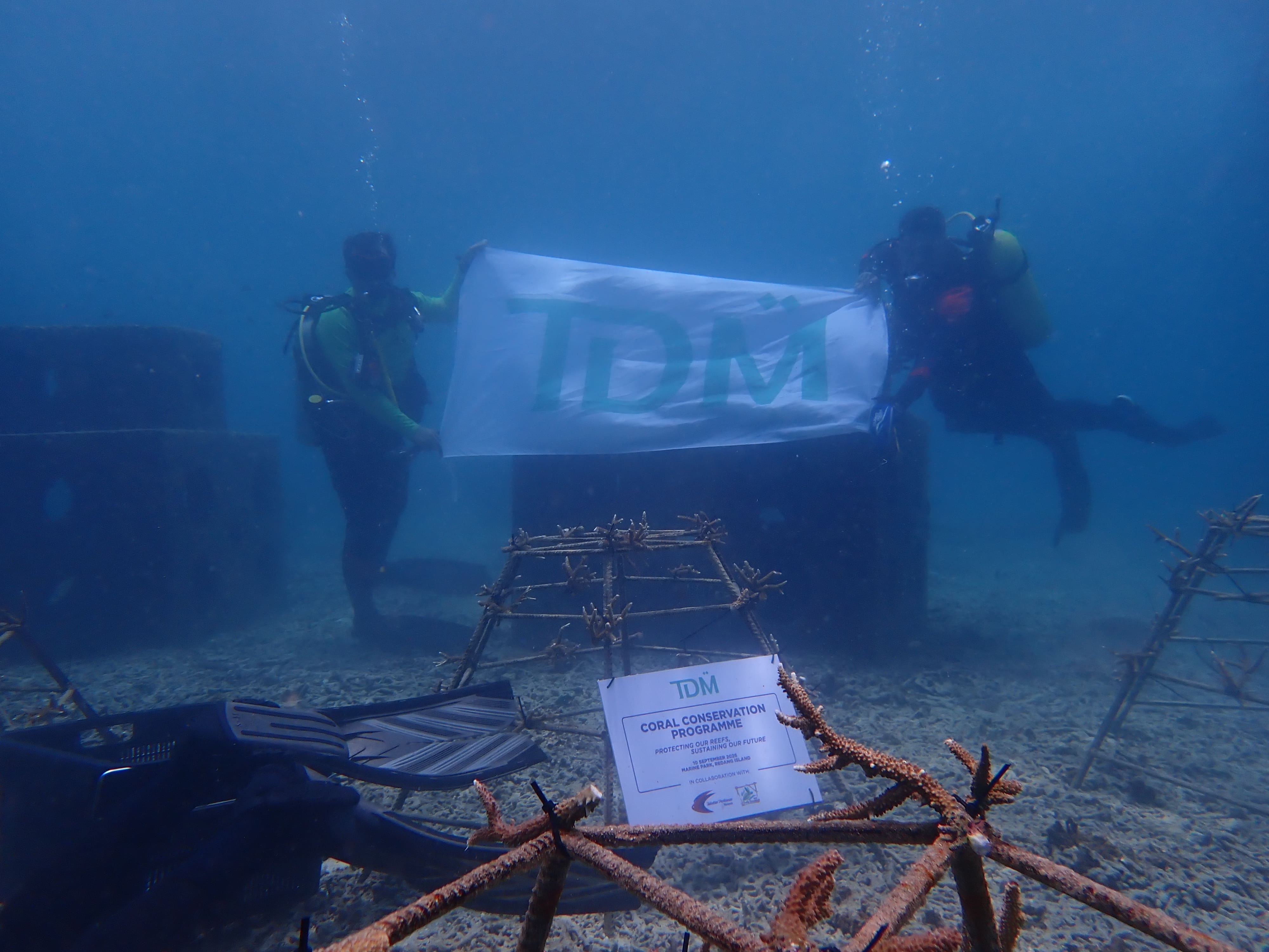 TDM Pulih Terumbu Karang Redang, Kerajaan Negeri Ajak Korporat Ikut Jejak