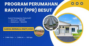 Permohonan PPR Besut Dibuka 15 September Hingga 15 Oktober