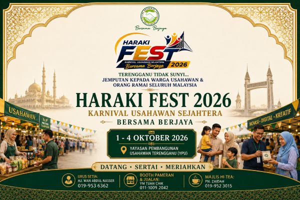 EXCO Empat Negeri Sepentas Kongsi Perspektif Keusahawanan di Haraki Fest 2026