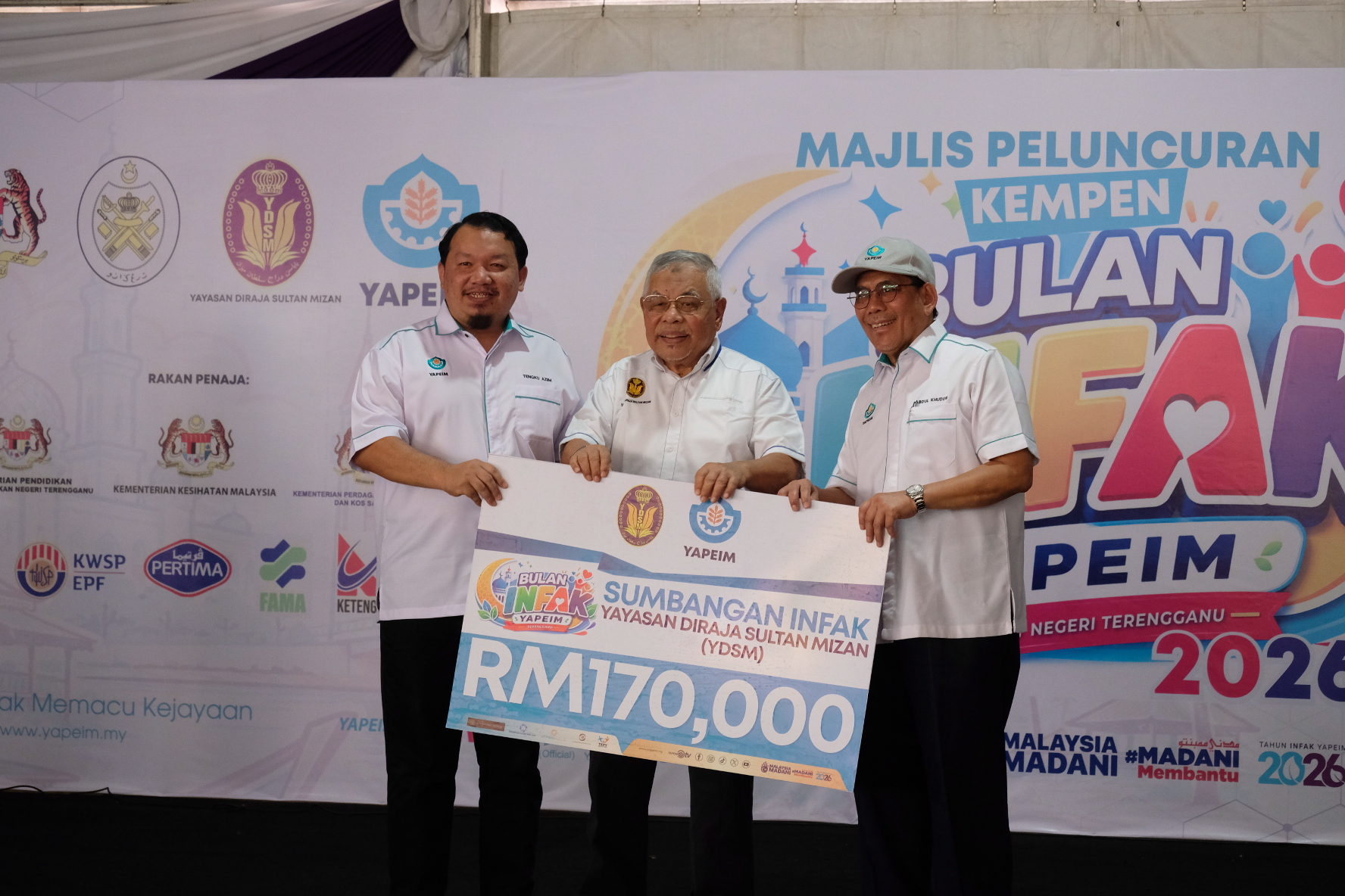 YDSM Sumbang RM170,000 Sempena Bulan Infak YAPEIM