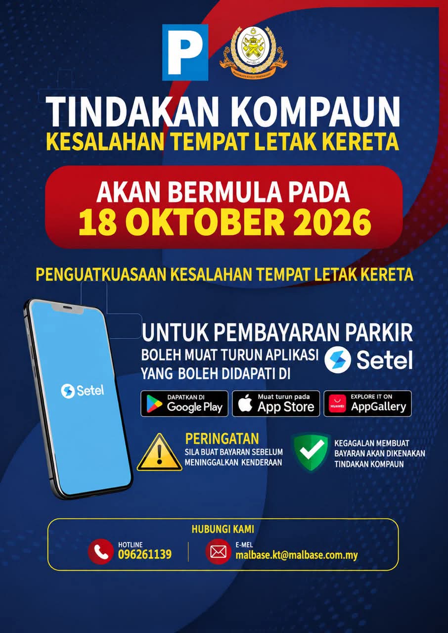 Muat Turun Setel Bayar Parkir Elak Kena Kompaun