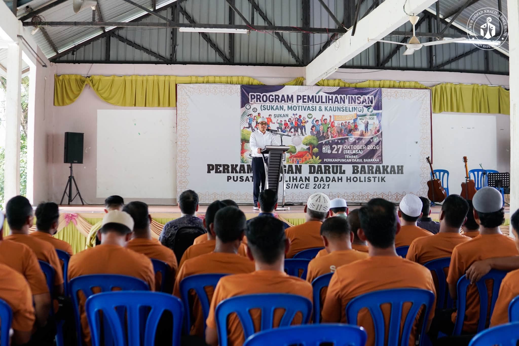 Terengganu Perkukuh Program Pemulihan Penagih Dadah di Darul Barakah