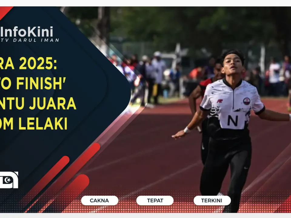 SUTERA 2025: 'Photo Finish' Penentu Juara 4x100M Lelaki