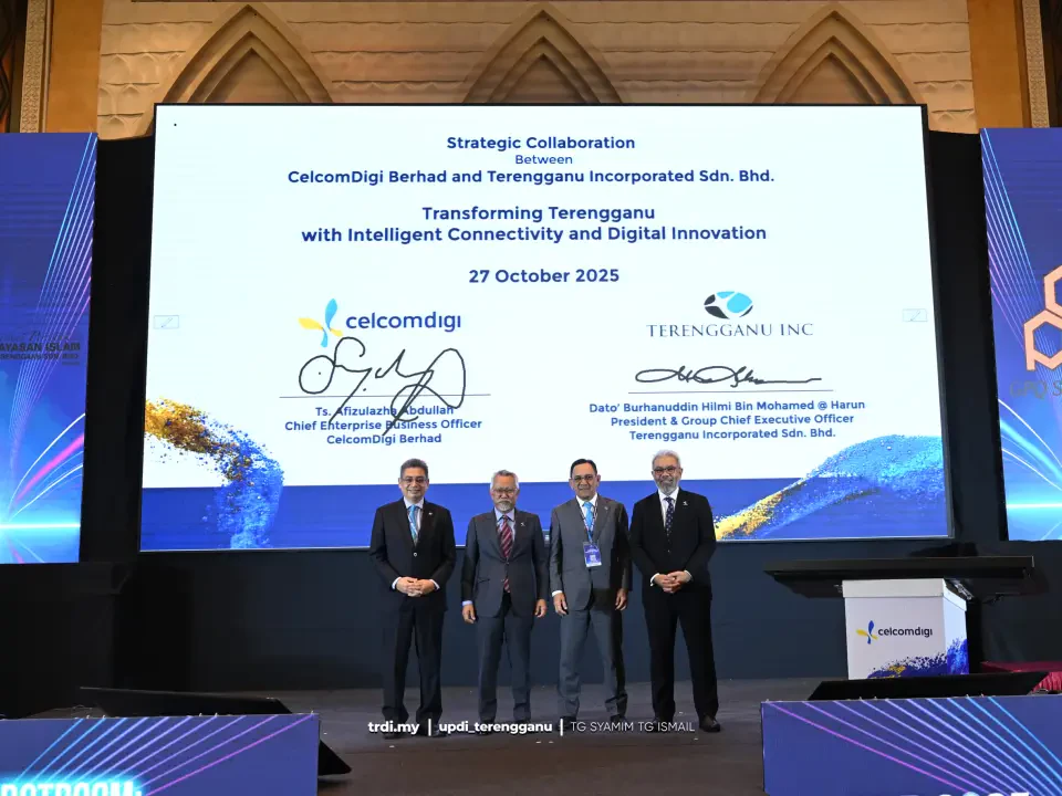Terengganu Inc, CelcomDigi Jalin Kerjasama Strategik Bangunkan Projek AI