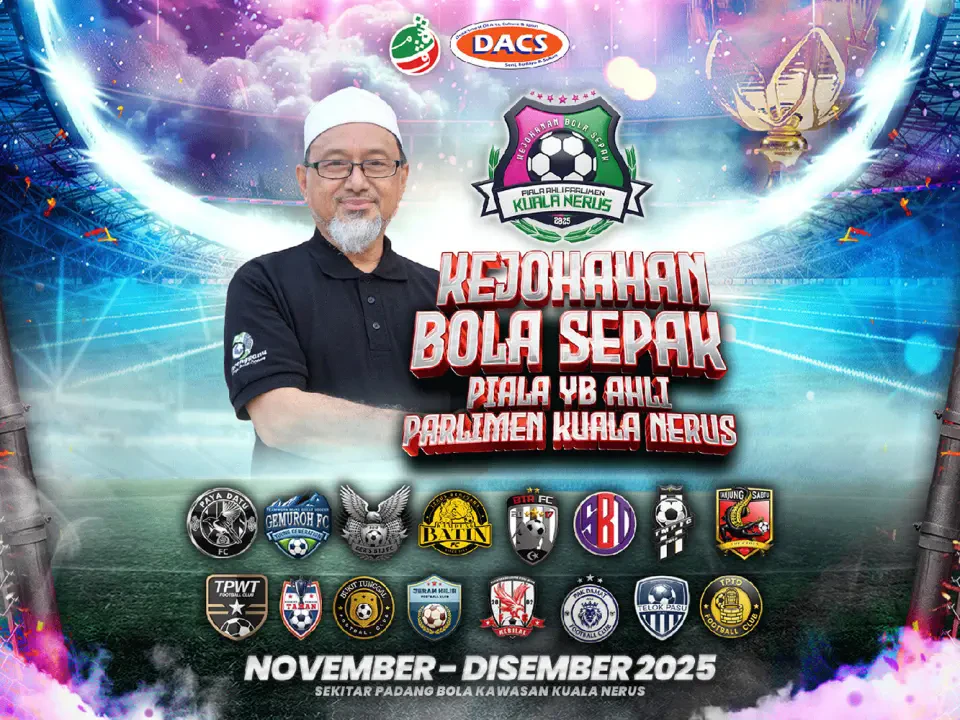 16 Pasukan Berentap Rebut Piala YB Ahli Parlimen Kuala Nerus