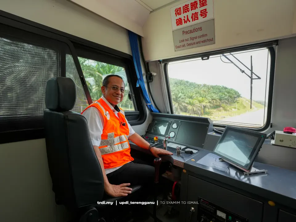 Lawatan kerja tapak projek Laluan Rel Pantai Timur (ECRL) di Stesen Setiu dan Stesen Kuala Terengganu