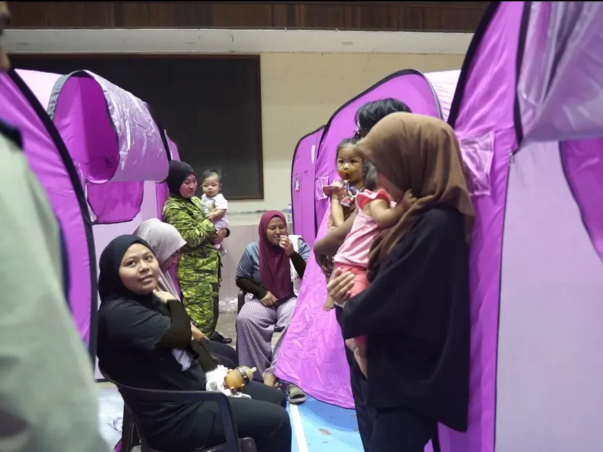 4 Bayi Perempuan Antara Mangsa Banjir Di Merchang