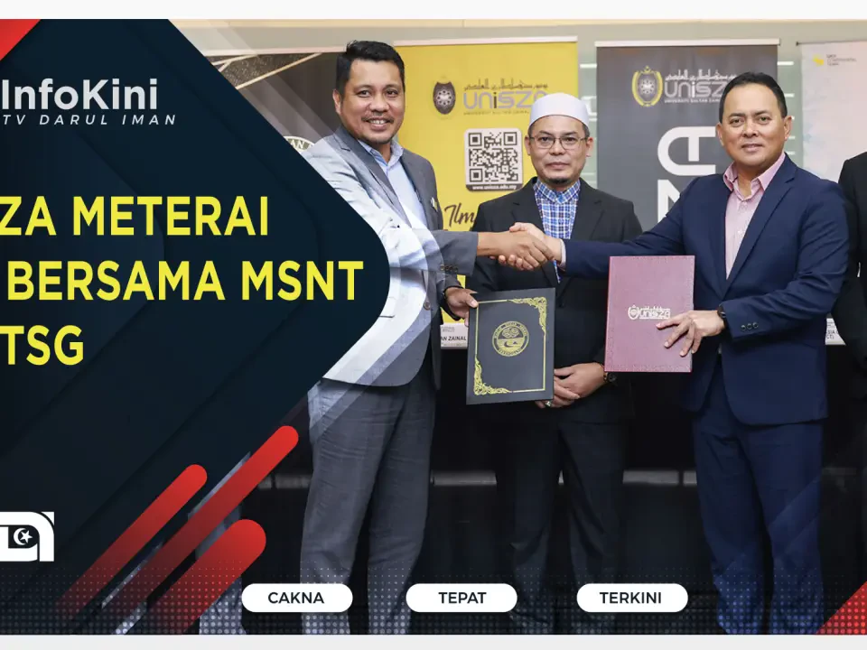 UniSZA Meterai MoU Bersama MSNT dan TSG