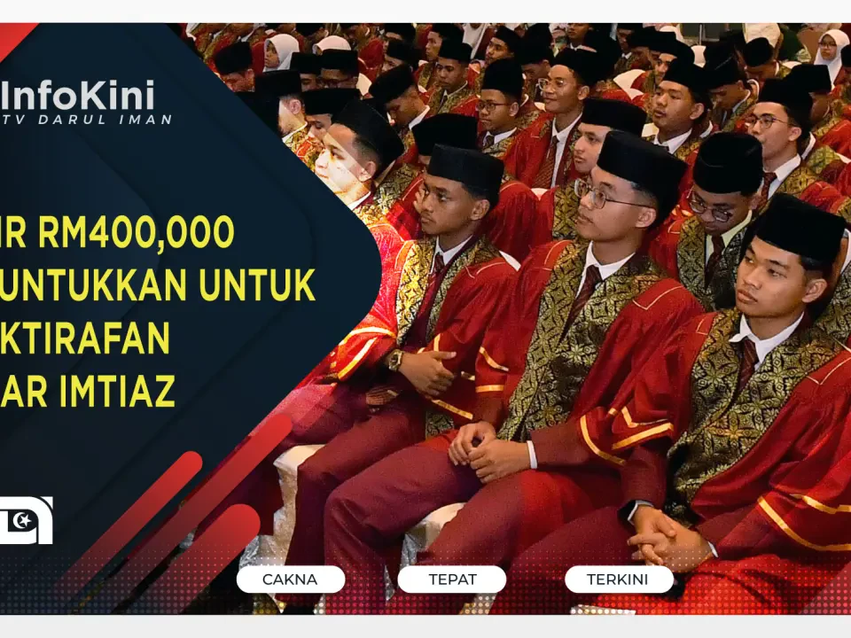 Hampir RM400,000 Diperuntukkan Untuk Pengiktirafan Pelajar Imtiaz
