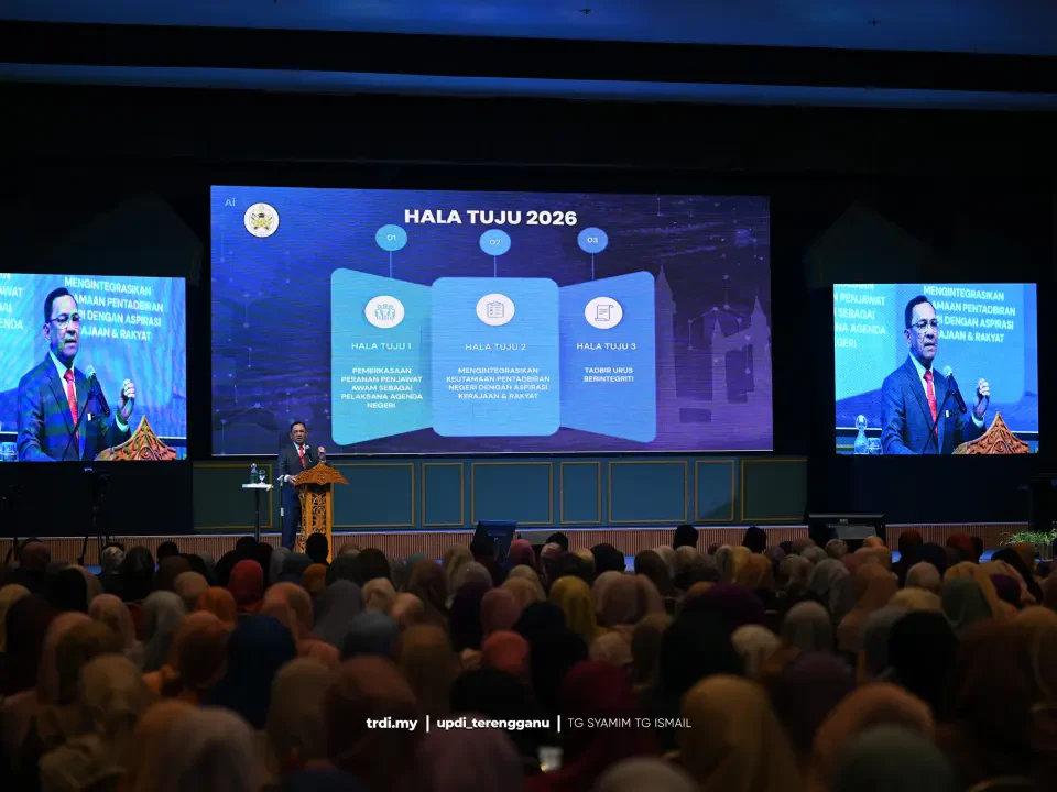 Majlis Amanat Yang Berhormat Setiausaha Kerajaan Terengganu Bersama Pegawai Awam Negeri Terengganu Tahun 2026 Terengganu di Dewan Besar Wisma Darul Iman, Terengganu.