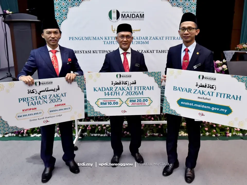 Kadar Zakat Fitrah di Terengganu RM10, RM20