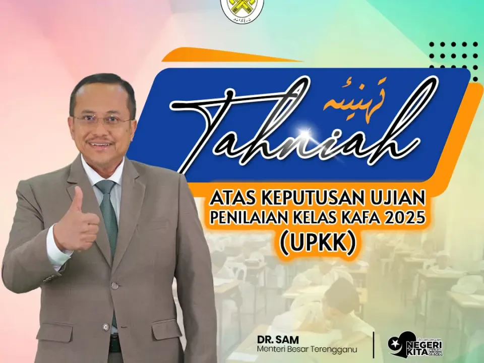 2,547 Anak Terengganu Perolehi 9A UPKK
