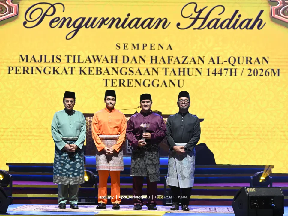 Majlis Penutup Tilawah dan Hafazan Peringkat Kebangsaan di Stadium Tertutup Kompleks Sukan Gong Badak.Kuala Nerus