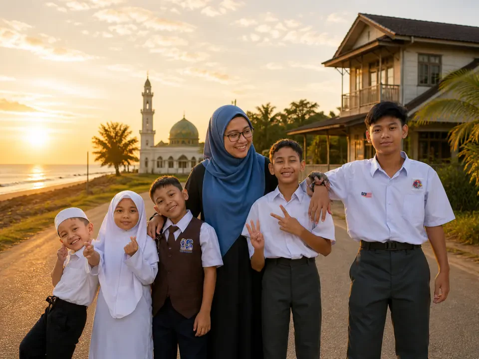 Ibu Enam Anak Temui Ketenangan Selepas Sebulan Berhijrah Ke Terengganu
