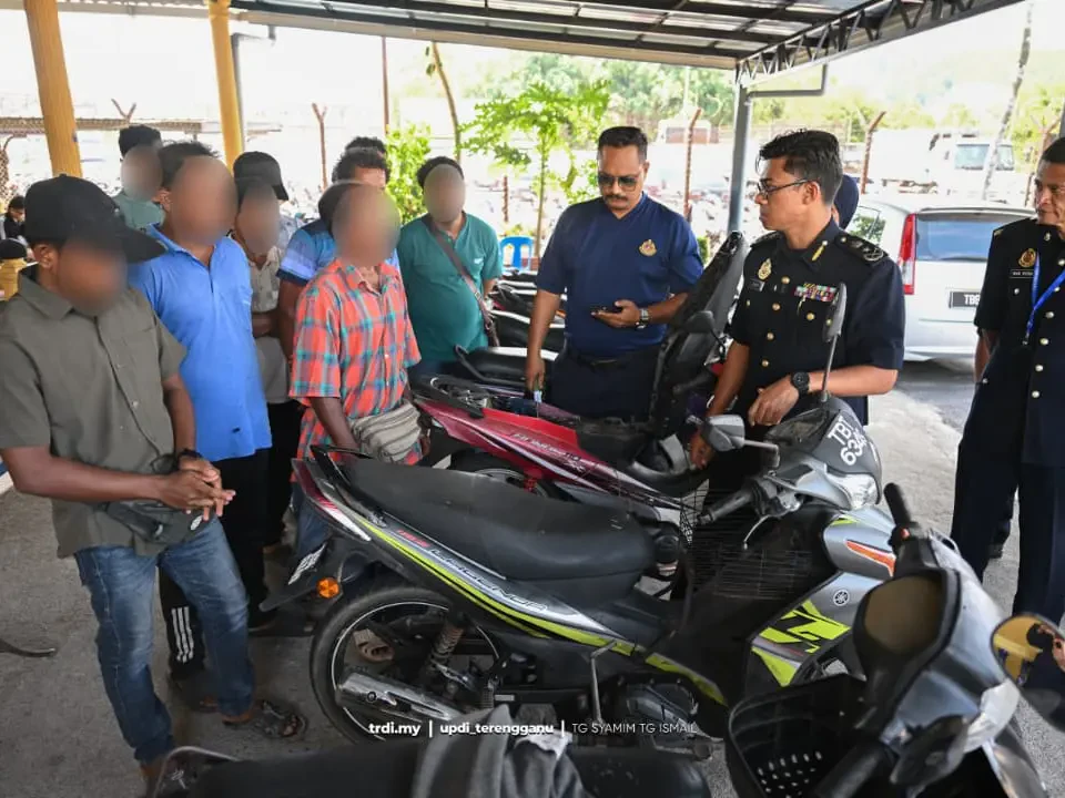93 Warga Rohingya Disaman, JPJ Terengganu Sita 114 Kenderaan