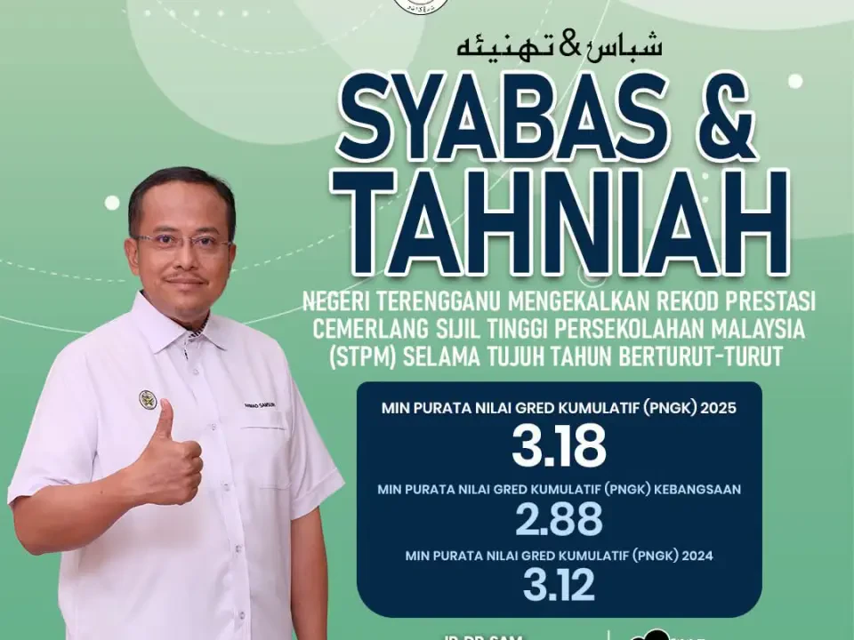 Kecemerlangan Pendidikan Terengganu Bukan Lagi Bermusim -Ahmad Samsuri