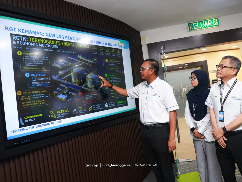 Projek Terminal Regasifikasi Kemaman RM3.8 Bilion Tunggu Kelulusan Akhir