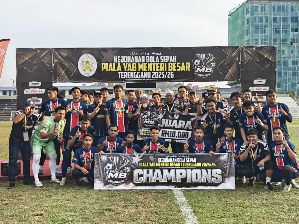5 Minit Akhir Detik Penentu, Kuala Nerus Tampil Juara Piala MB