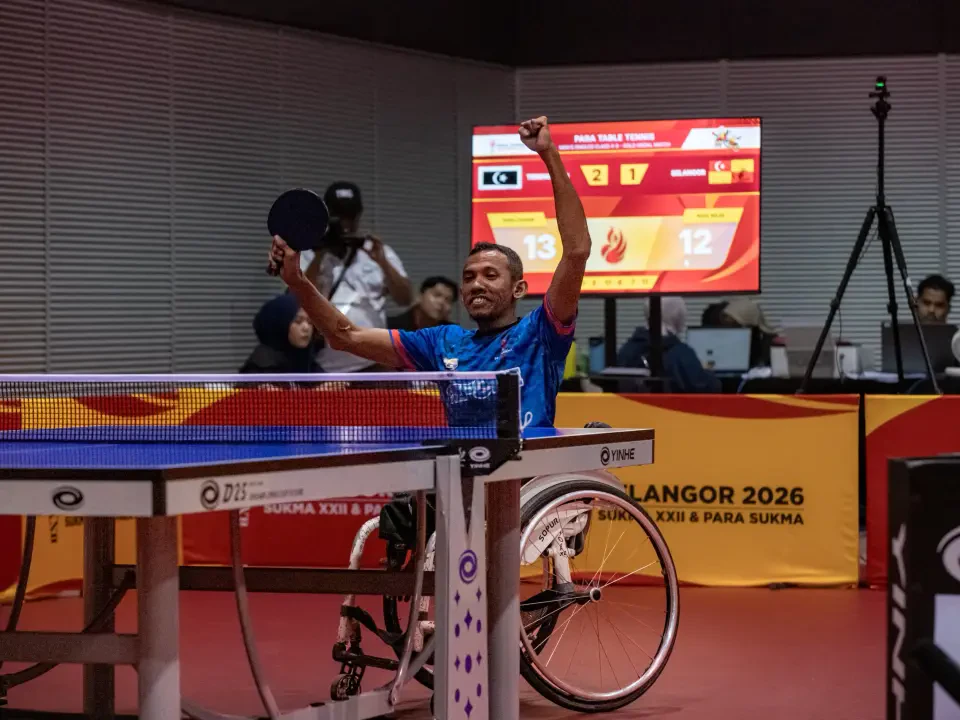  Para SUKMA 2026: Asrul Akhiri Penampilan Terakhir Dengan Pingat Emas