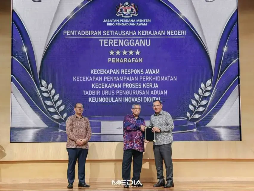 SUK Terengganu Terima Penarafan 5 Bintang Pengurusan Aduan Awam 2025 
